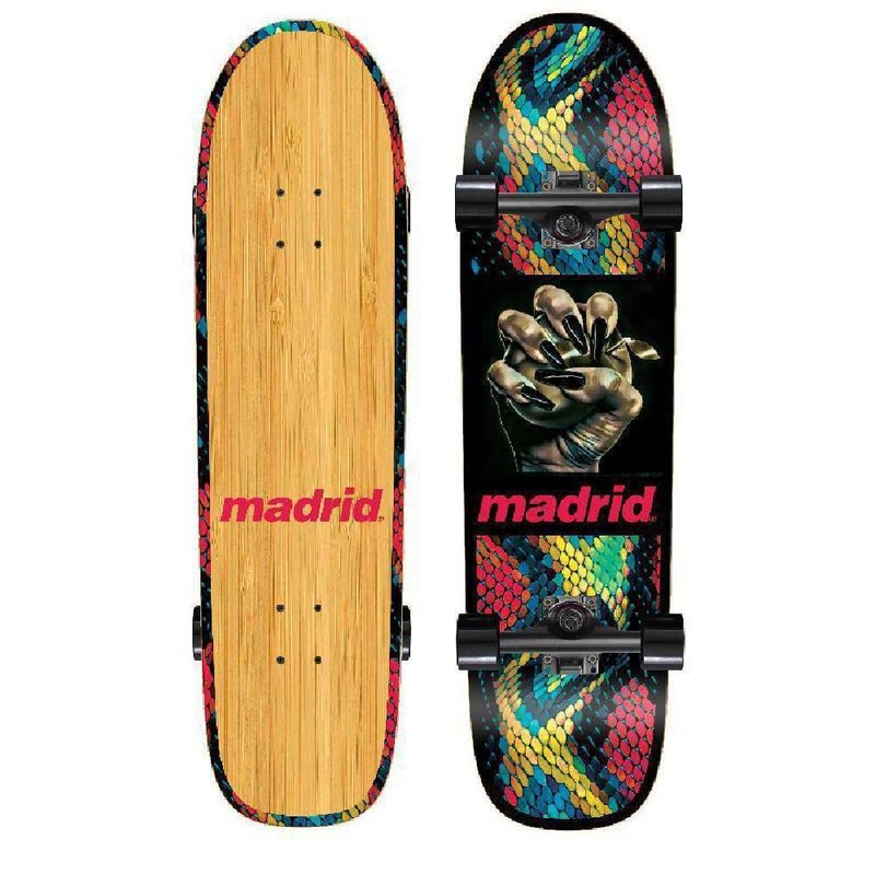 Madrid Space Owl 32″ Temptation Bamboo Longboard Complete