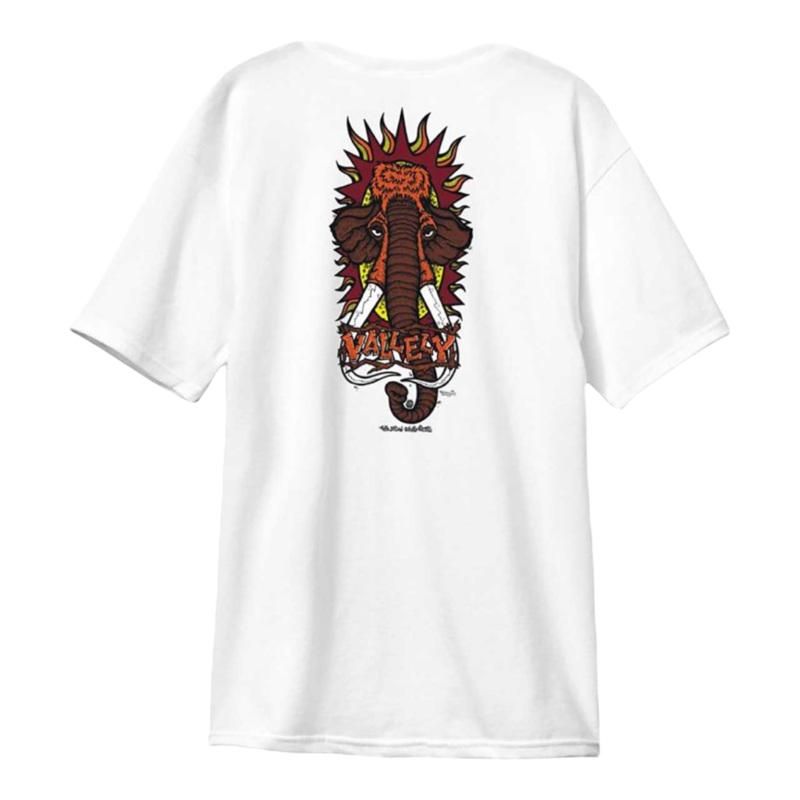 New Deal Mike Vallely Mammoth T Shirt White S