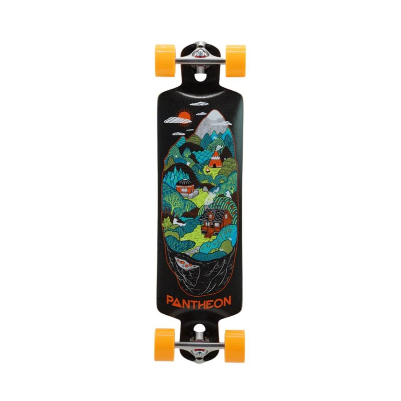 Pantheon CARBON Trip Indian Hills 33.25″ Drop Through Longboard