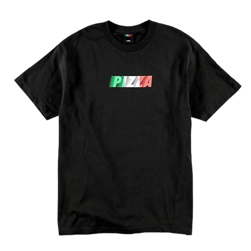 PIZZA SPEEDY T SHIRT BLACK S