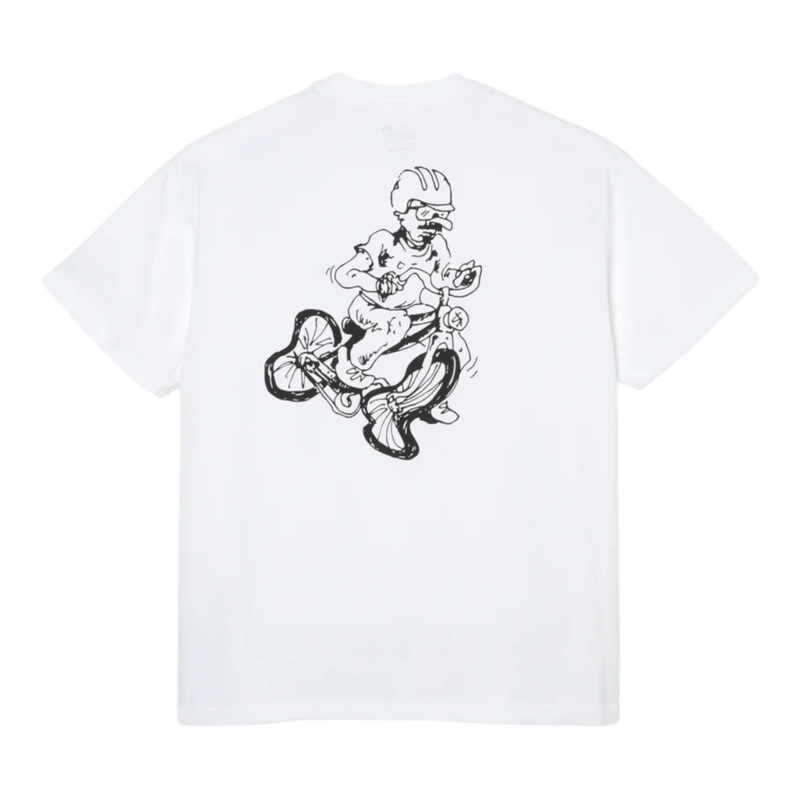 POLAR FLAT TIRE T SHIRT WHITE S