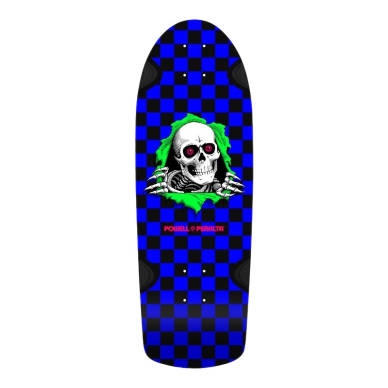 Powell Peralta OG Ripper Checker Reissue Skateboard Deck Blacklight 10x 30 10.0