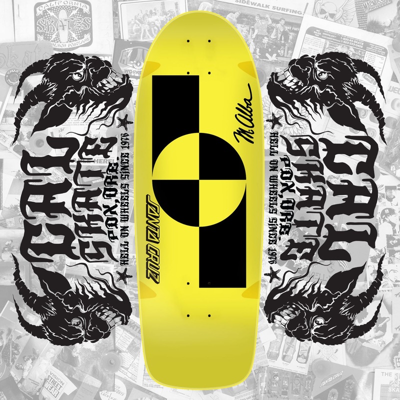 Santa Cruz Skateboard “Mickey Abla – Crash Test” 10.03″ Deck PRE-ORDER