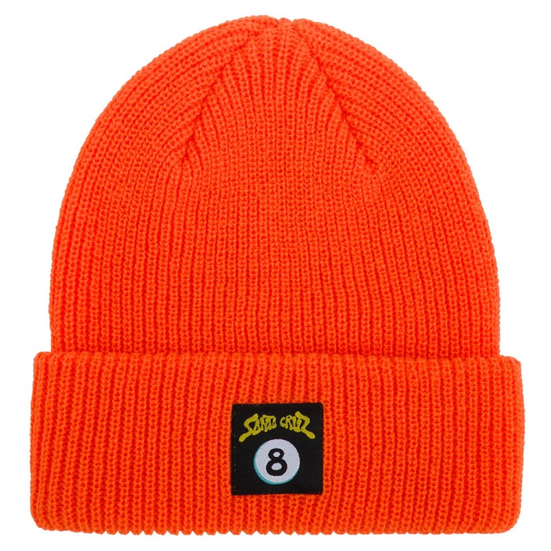 Santa Cruz Winkowski Ocho Beanie Orange One Size Fits All
