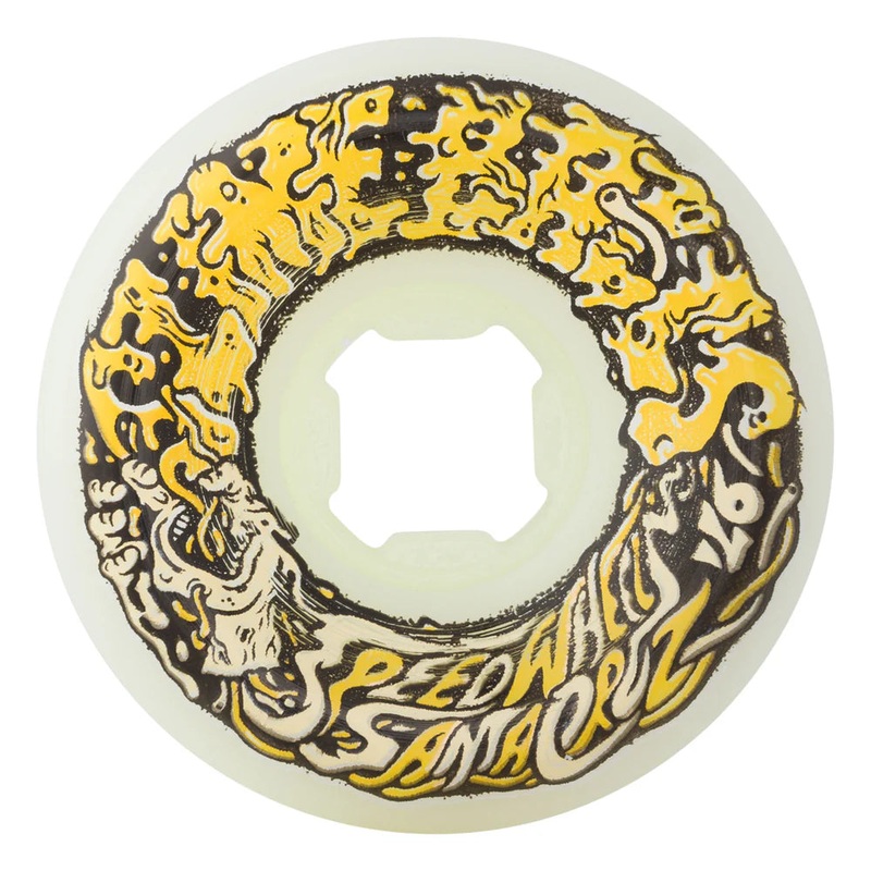 Slime Balls Skateboard Wheels 56mm Vomit Mini White Yellow 97a 56mm