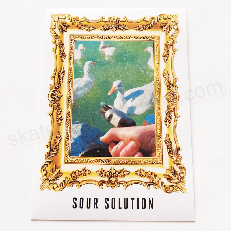 Sour Solution Skateboards Skateboard Sticker – 10.5cm in height approx