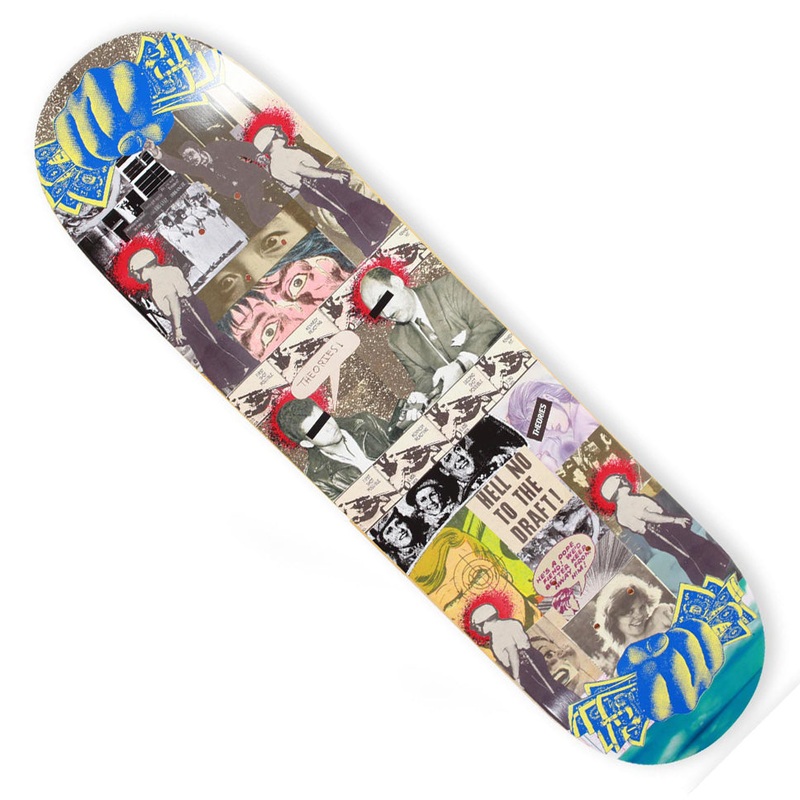 Theories Fixate Deck Multicolor 8.25 x 32 WB:14.25