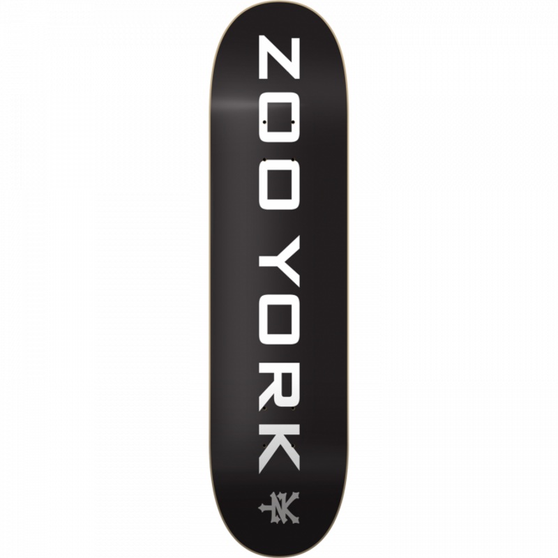 ZOO OG 95 LOGO BLOCK DECK-8.0 BLK/WHT/GREY
