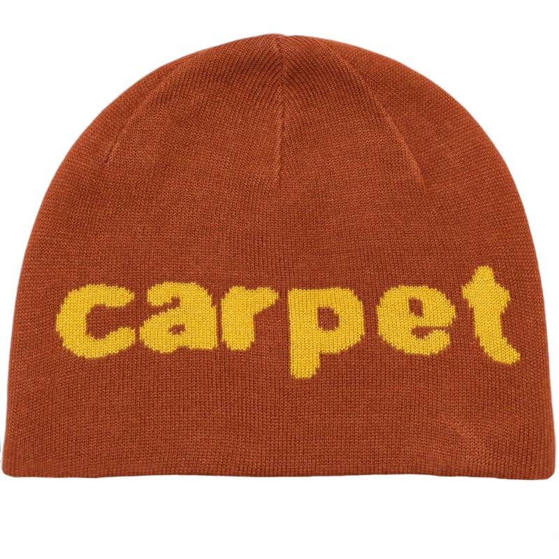 Carpet Company Reversible Beanie Brown/ Pink One Size Fits All