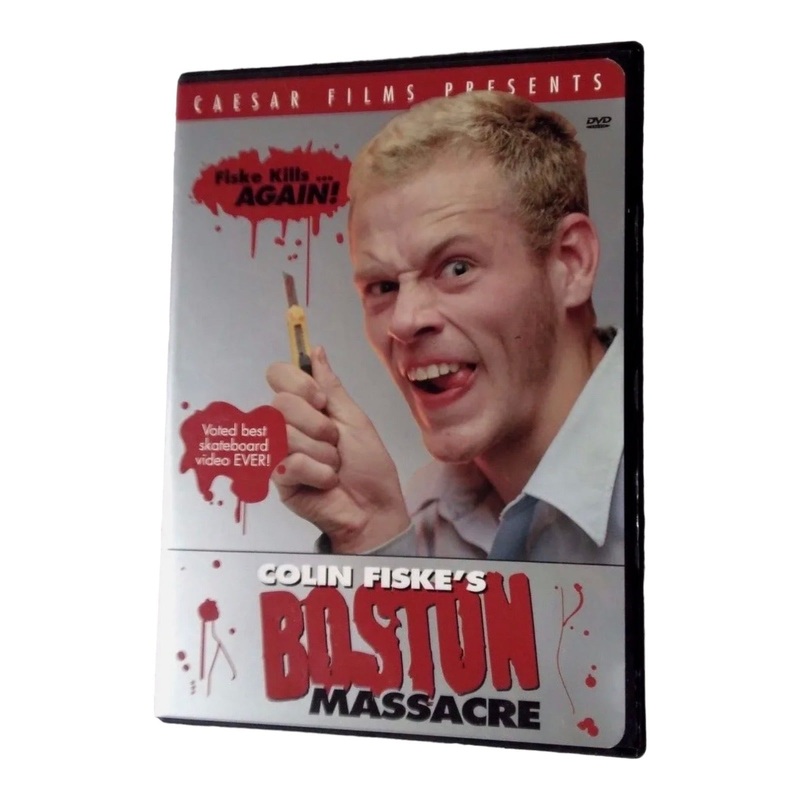 COLIN FISKES / KING OF FREESTYLES BOSTON MASSACRE: DVD  Coliseum Skateboards (2004) OS