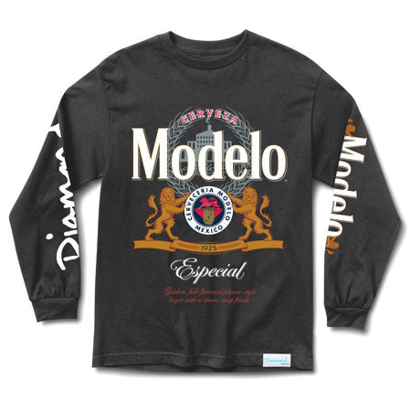 Diamond Diamond x Modelo Especial Long Sleeve T Shirt Black Medium