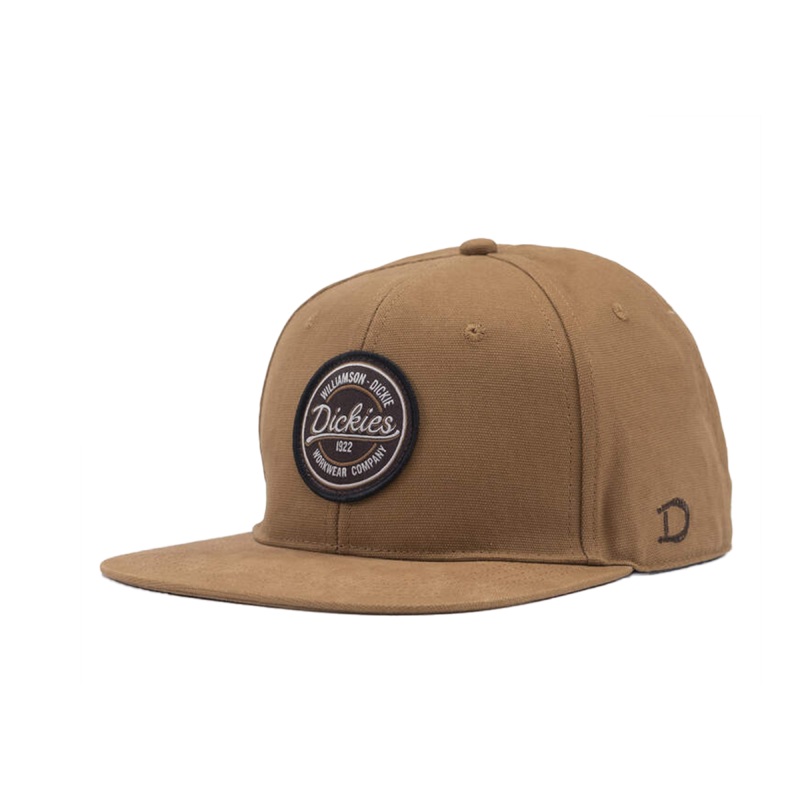 Dickies – Canvas Flat Bill Cap – ( Brown Duck )