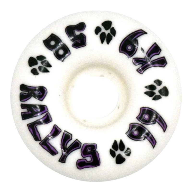 DogTown K-9 Rallys Wheels – 58mm x 99a – White 58mm