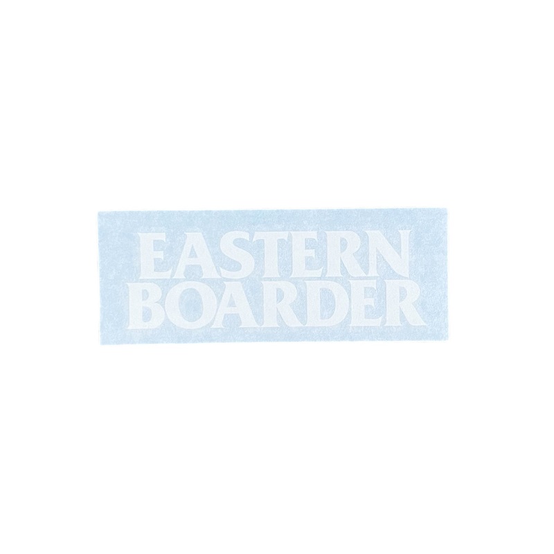 EasternBoarder Stacked (Small) Die Cut Sticker 5″ Wide Black