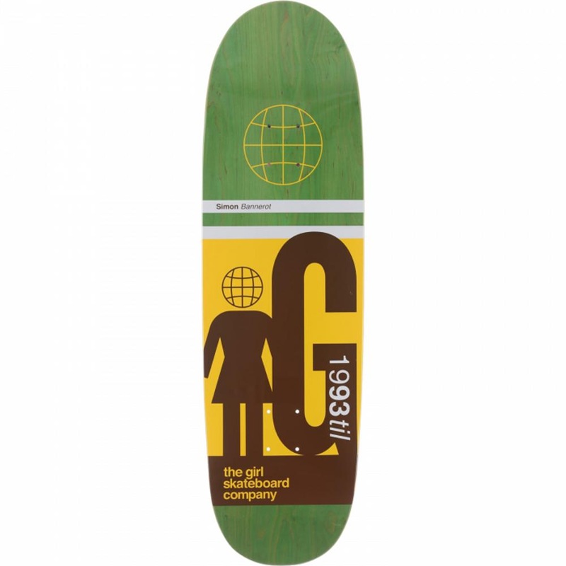 Girl Bannerot International OG – Couch Shape 9.25″ Skateboard Deck Deck