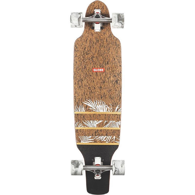 Globe Spearpoint Mini Cork Agave 33 inch Drop Through Cruiser Longboard Complete