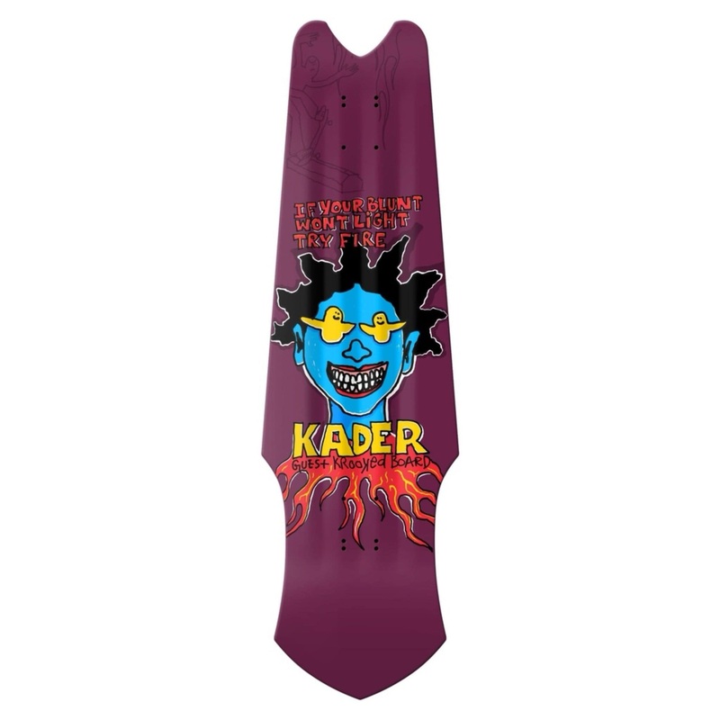 KROOKED SKATEBOARDS KADER GUEST TRI-PLANE 9.75″ DECK