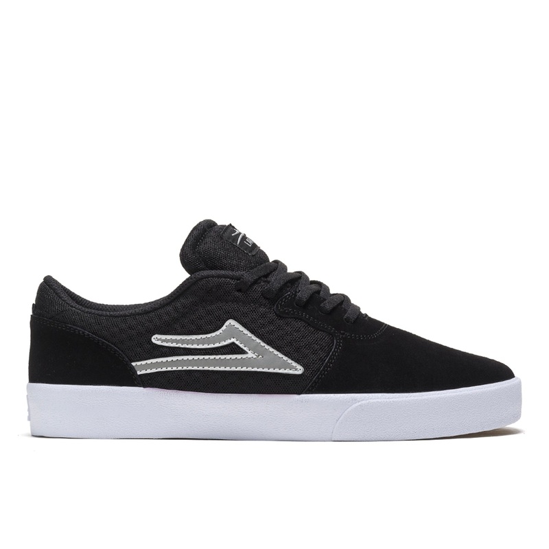 Lakai Cardiff Skate Shoes – Black Suede UK 7