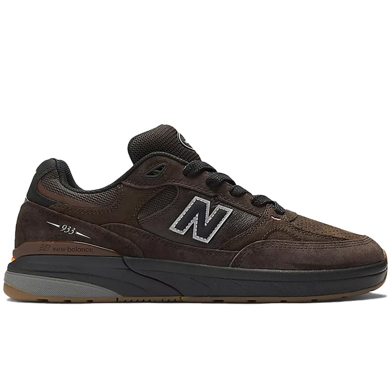New Balance Numeric Andrew Reynolds 933 Brown Black Shoes Brown/ Black 7