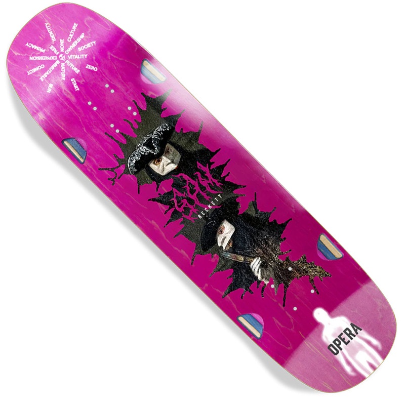 Opera Sam Beckett Watching Shaped EX7 Deck Pink 8.75 x 32.5 WB:14.5-15