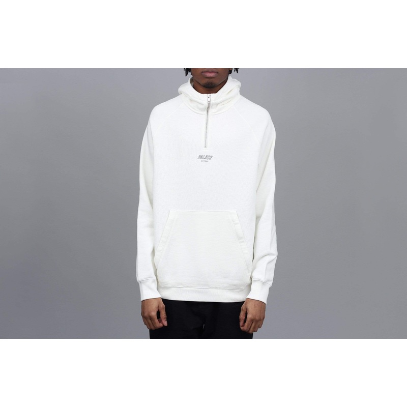 Palace Q-Zip Hood White Small