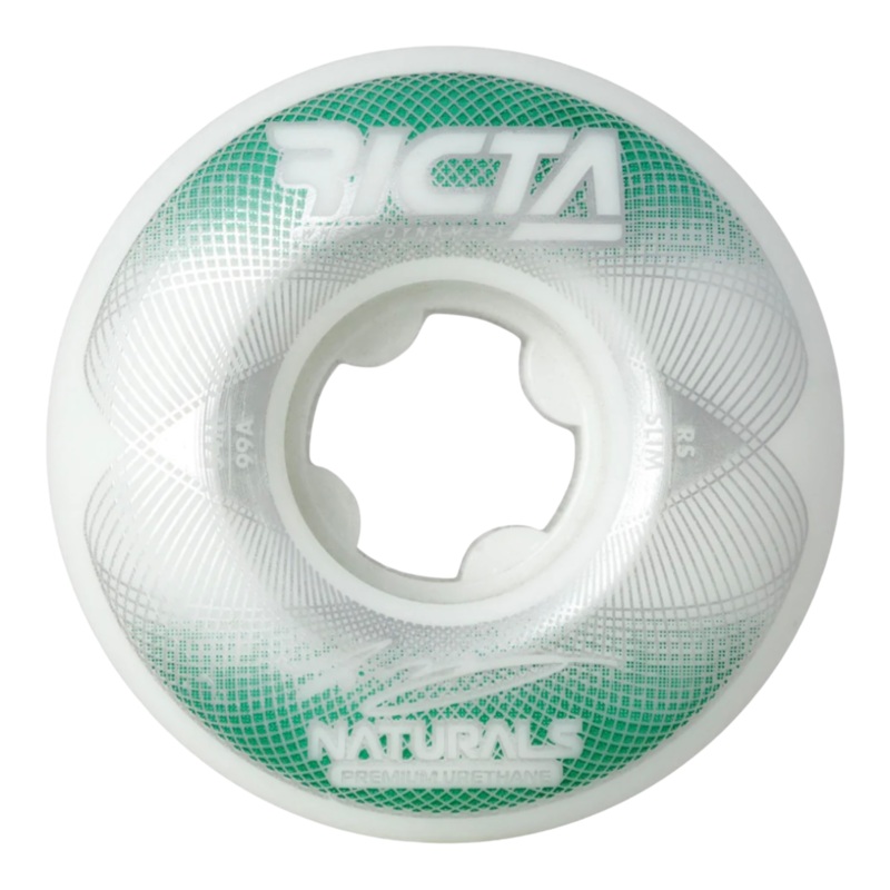 Ricta McCoy Geo Naturals Slim 99a Skateboard Wheels 54mm 54mm White