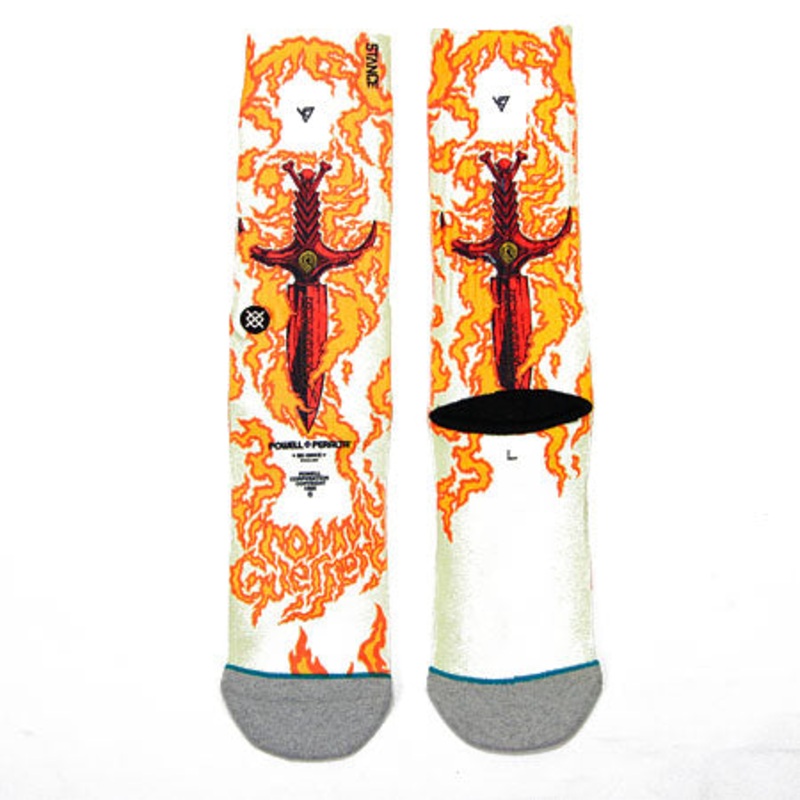 Stance Tommy Guerrero Crew Socks Orange Large