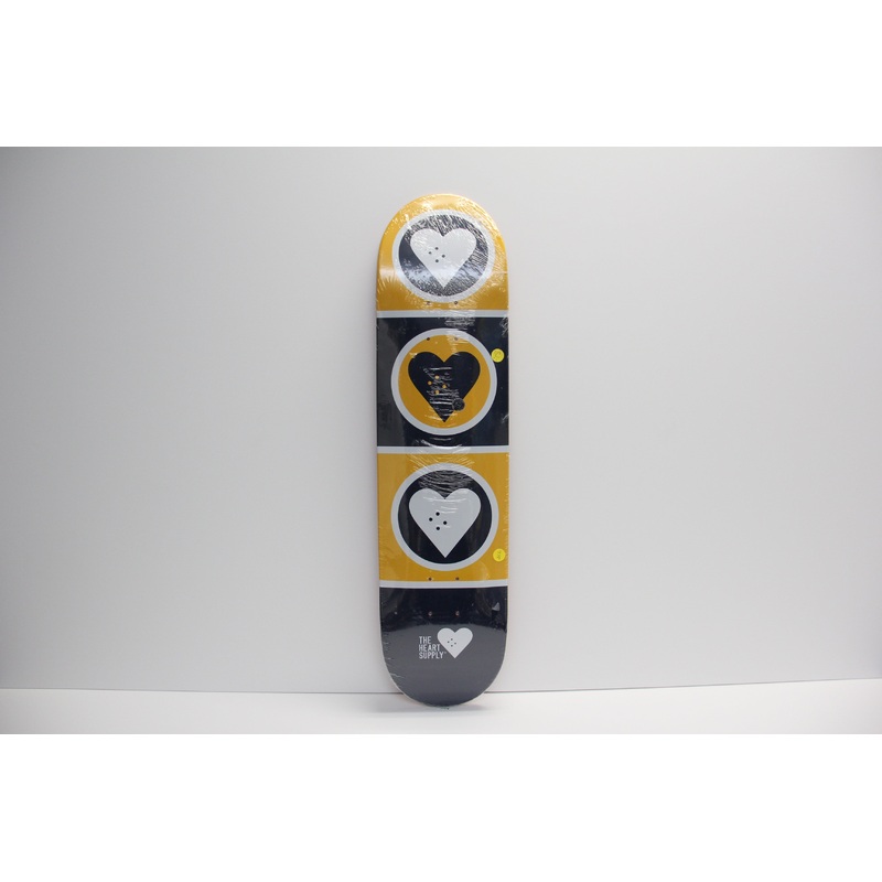 The Heart Supply Squad Blue / Yellow Skateboard Deck – 7.75″ x 31.5″