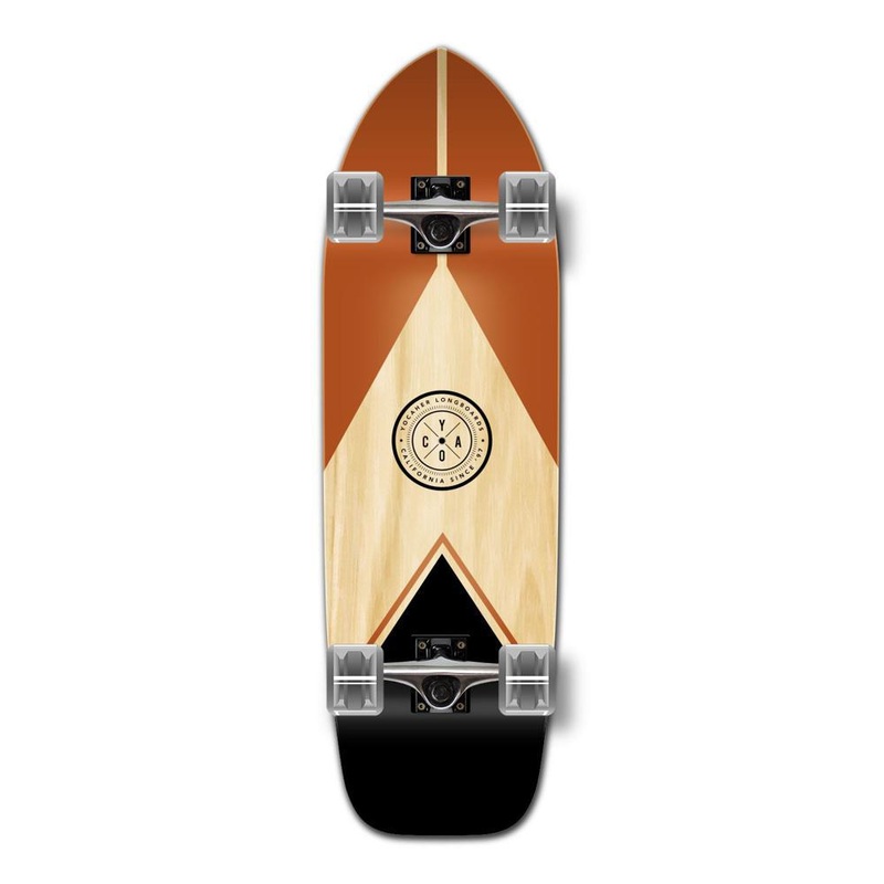 Yocaher  Old School Longboard Complete – Earth Series – Mountain Complete