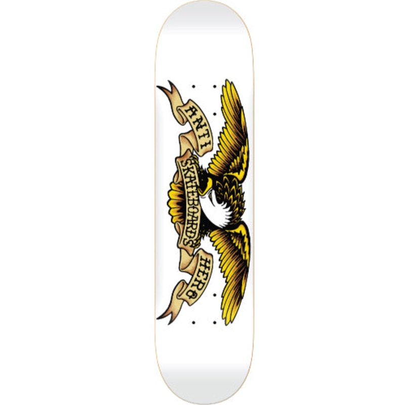 Antihero Classic Eagle Skateboard Deck White 8.75″ 8.75″
