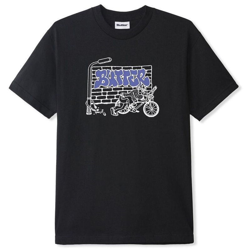 Butter Goods Bike T Shirt Black Medium