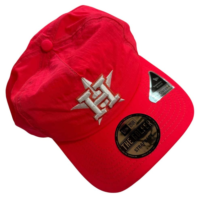 Extreme Pink Golfer Nylon Hat Strapback Adjustable Houston Astros New Era 5950 Day