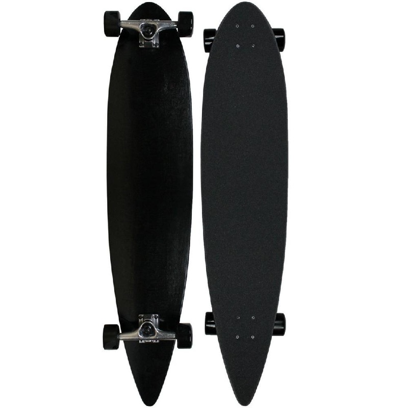 Moose Bamboo Black Pintail 43″ Longboard