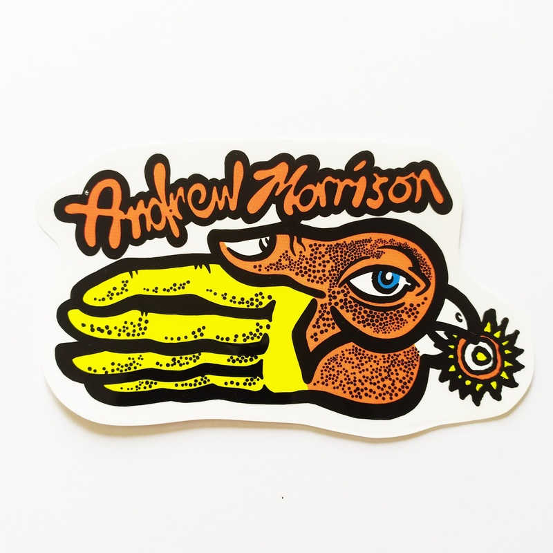 New Deal Official Reissue Skateboard Sticker – Andrew Morrison