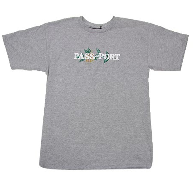 Pass Port Rose Official Puff T Shirt Heather Grey Large
