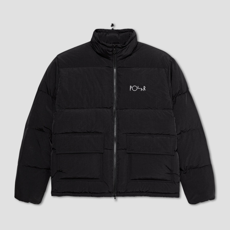 Polar Pocket Puffer Jacket Black Small