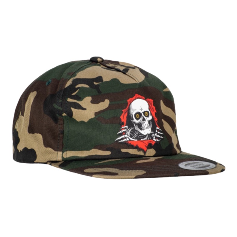 Powell Peralta Ripper “2” Snap Back Cap – Camo OS Camo