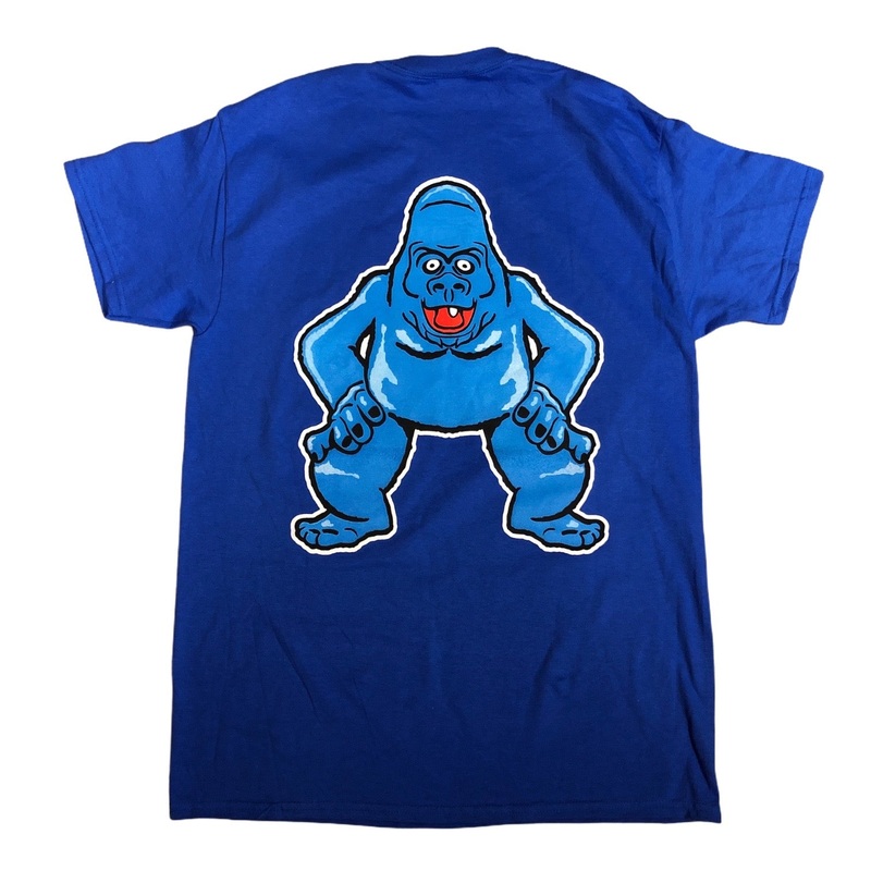 RELIEF ABOMINABLE SNOWMAN T SHIRT BLUE S