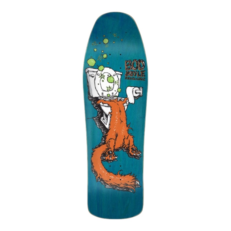 SANTA CRUZ 9.99IN X 31.78IN BOYLE SICK CAT REISSUE SKATEBOARD DECK 9.99