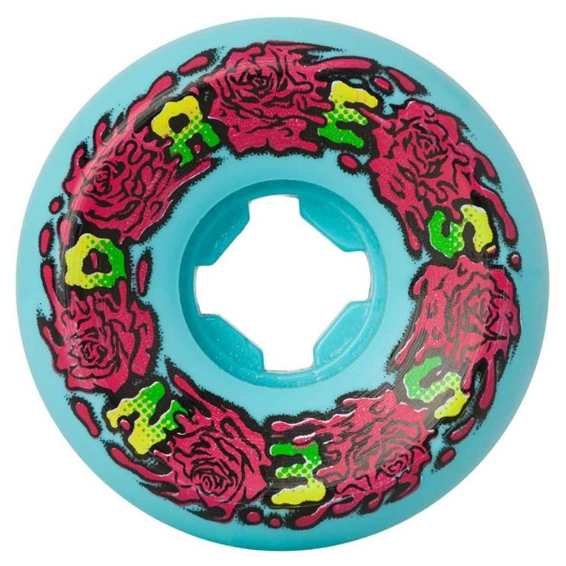 Santa Cruz Slime Balls Eric Dressen Pro Vomit Mini Wheels Turquoise 56MM 97A 56mm