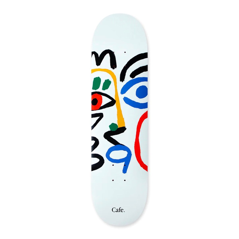 Skateboard Cafe – 8.5″ – Marcello Deck – White