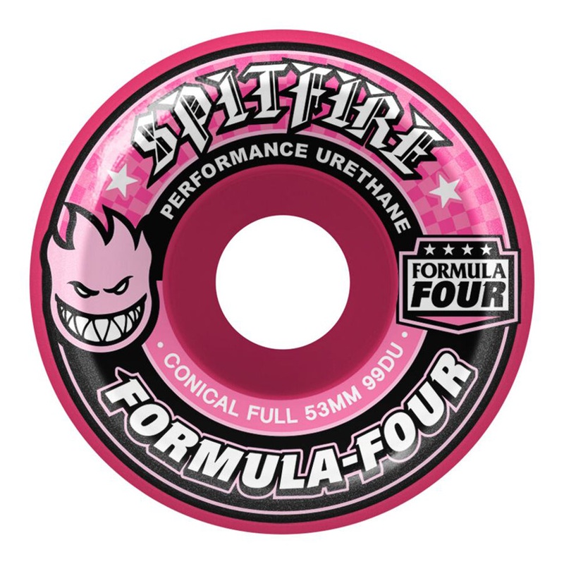 Spitfire Formula Four 99D Conical Full Pink Wheels Pink 53mm