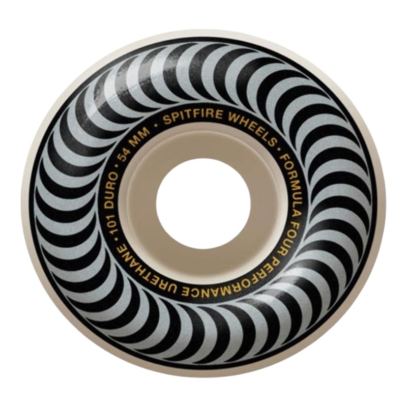 Spitfire Formula Four Classics Wheel Set 54mm 101du 54mm White