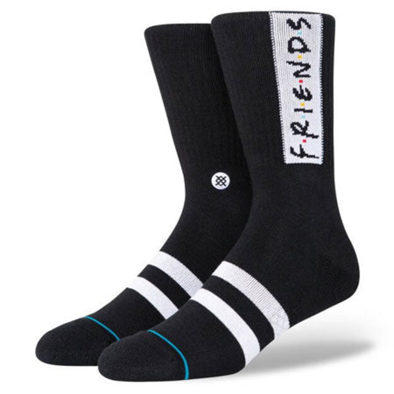 Stance Friends The First One Crew Socks Black Large