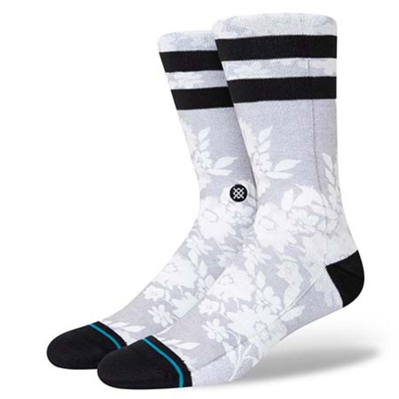 Stance Prado Crew Socks Grey Large