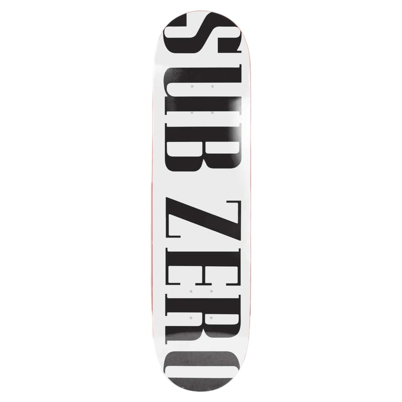 SUB ZERO REAL LIFE SCREEN PRINTED 8.75 DECK