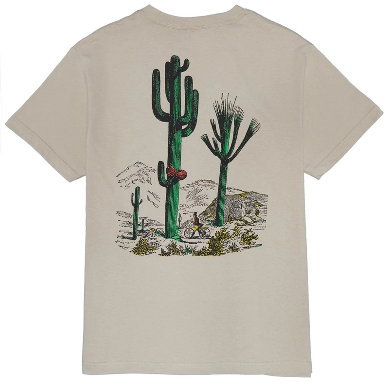 The Quiet Life Middle of Nowhere Desert Serif Tee Sand S