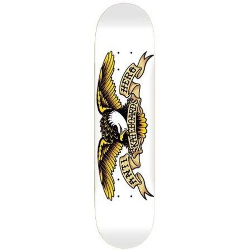 Anti Hero Skateboards “Classic Eagle- White” 8.75″ Deck