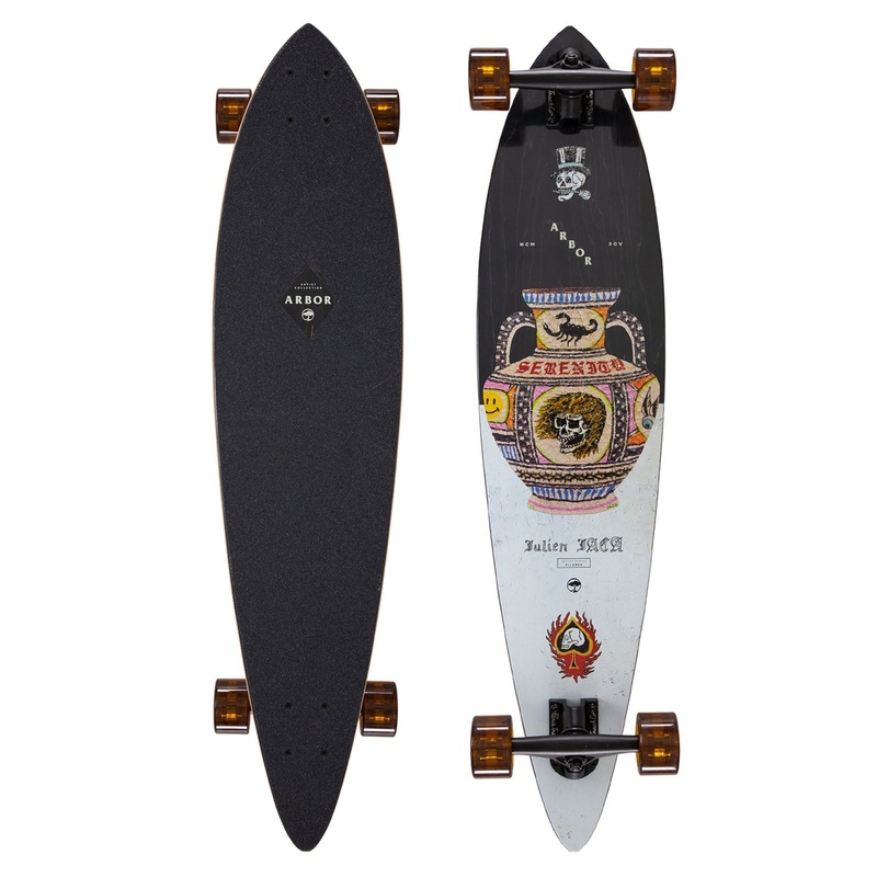 Arbor Artist Series Fish Julien Jaca Complete Longboard
