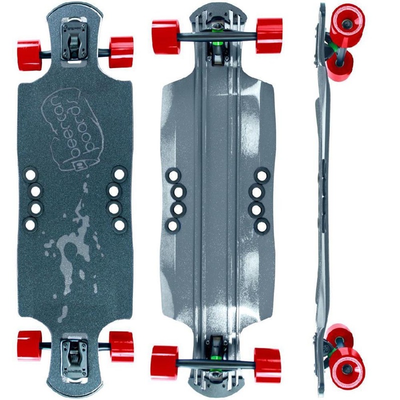 Beercan Chrome 35″ Oat Soda Drop Through Longboard Complete
